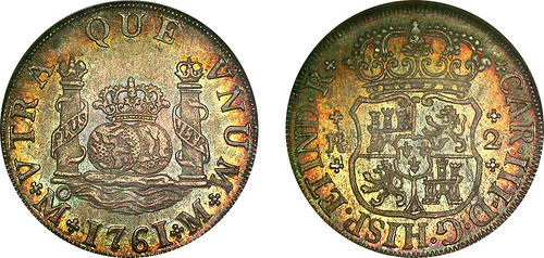 Mexico 1761-Mo M 2 Reales