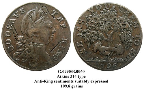 British evasion Anti-King copper