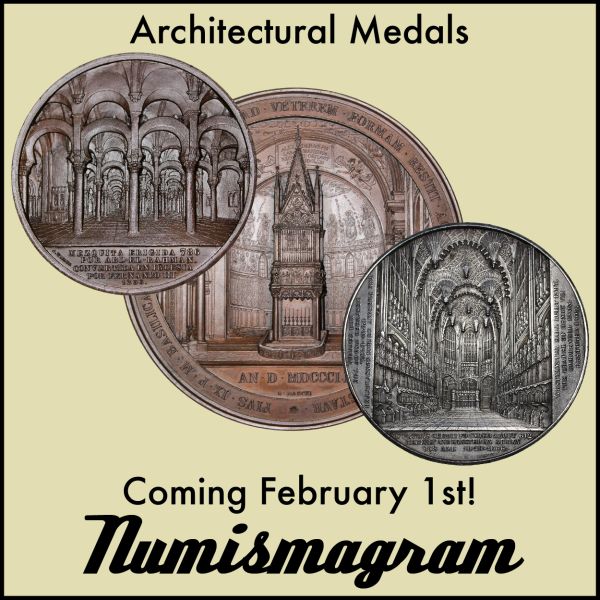 Numismagram E-Sylum ad68 Architectural Medals