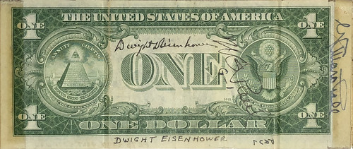 Short Snorter signed by Gen. Dwight D. Eisenhower