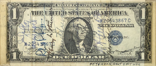 Short Snorter signed by Pres. Harry S. Truman