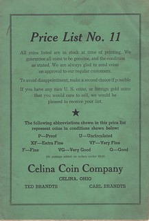 Celina Coin Company FPL 11 cover