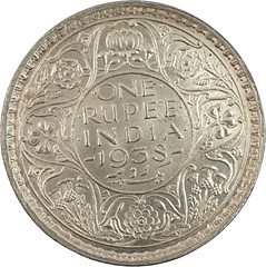 1938 India One Rupee