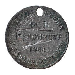 Colored Troops medal reverse dark