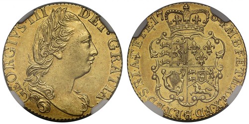 1784 George III Gold Guinea