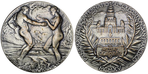 Panama-Pacific International Exposition silvered medal