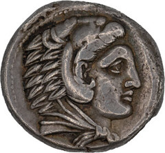 Silver tetradrachm of Alexander the Great