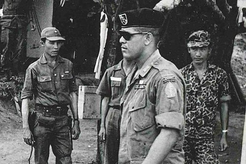 Captain Paris Davis in Vietnam in 1965