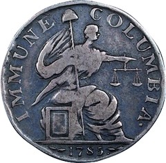 1785 Immune Columbia in Silver obverse