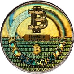 2013 Casascius 0.1 Bitcoin reverse