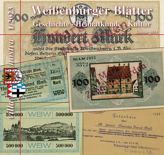 1923 Weissenburg Inflation Money book cover