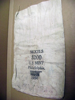 Philadelphia Mint bag overdated from 1918 to 1950