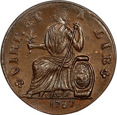 1787 Nova Eborac Copper reverse