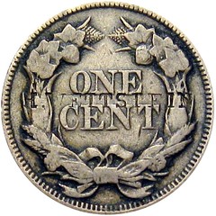 Wettstein Counterstamped Flying Eagle Cent reverse