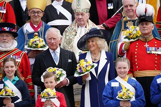 Charles and Camilla at the Royal Maundy service in 2022