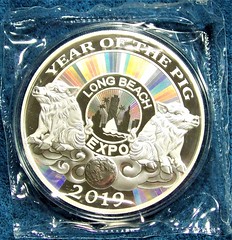 China Mint Long Beach Expo Panda medal Year of the Pig