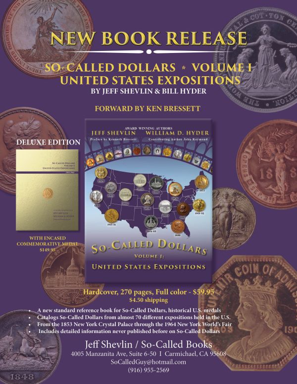 Shevlin E-Sylum ad 2023-03-26 So-Called Dollars Vol 1