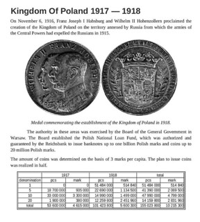 Polish Coins 1917-1918 sample page 1