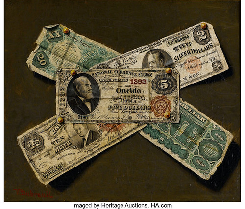 American Paper Currency by Victor Dubreuil