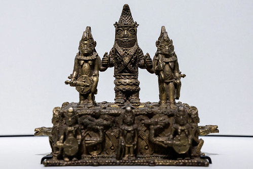 Benin bronze Altar group