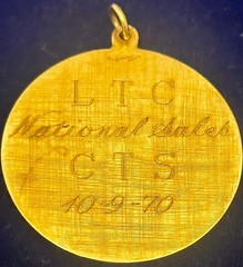 1970 CBS Sales Medal reverse