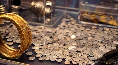 Hoxne Treasure display
