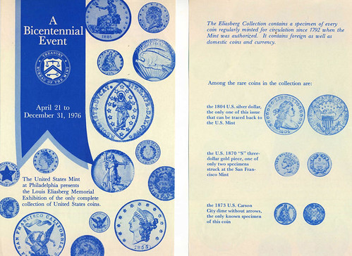 Eliasberg Coin Exhibit at Philadelphia Mint 1976