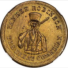1863 Yankee Robinson R8 token obverse