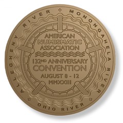 2023 Pittsburgh ANA medal design reverse