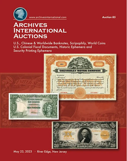 Archives International Sale 85 cover front