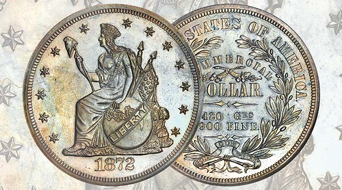 1872 Commercial Dollar pattern