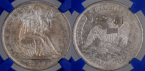 1859-O TN Counterstamped HAlf Dollar