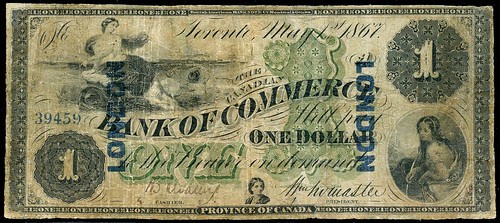 1867 Canadian Bank of Commerce $1