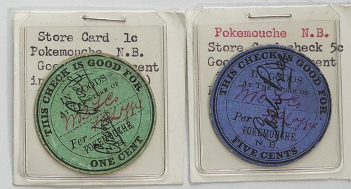Pokemouche 1 Cent cardboard tokens