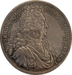 1703 George Wilhelm Birthday medal obverse