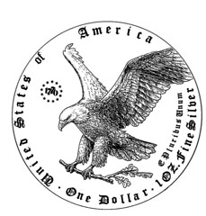 Walking Liberty coin design reverse 1
