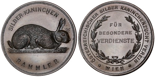 Austria Silver Rabbit Breeders Club medal