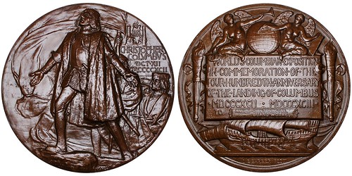 Christopher Columbus Columbian Expo medal