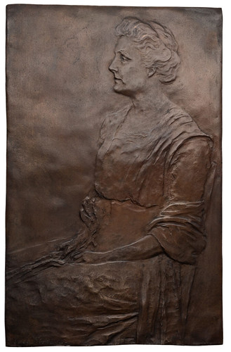 Lucy-Fig1 Portrait relief by Lucy Currier Richards