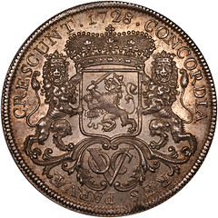 1728 Netherlands East Indies Ducaton reverse