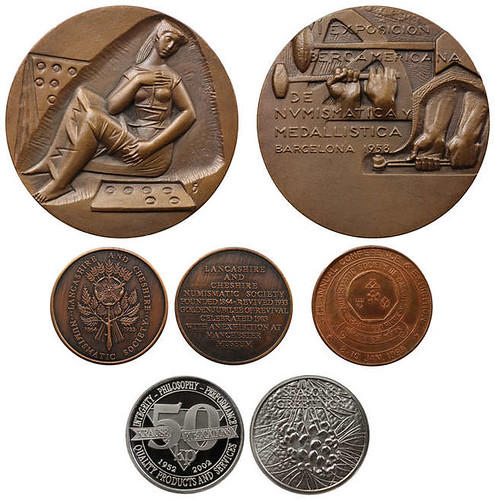 SR Sale 9 Lot 288 Spain Numismatics bronze Medals