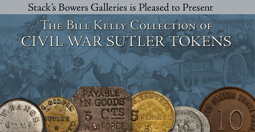 Bill Kelly Civil War Sutler Token Collection banner