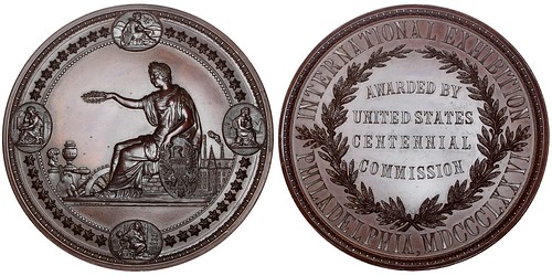 Philadelphia Centennial Exposition medal