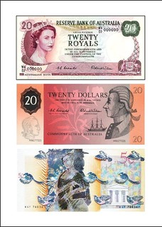 Australian Decimal Banknotes back cover