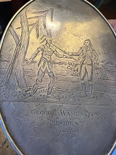 Garvan Washington Indian Peace Medal obverse