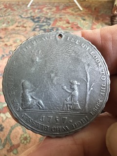 Garvan Duffield Indian Peace Medal reverse