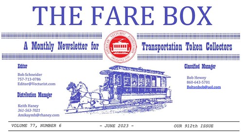 The Fare Box masthead June 2023