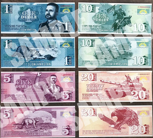 Slowjamistan currency