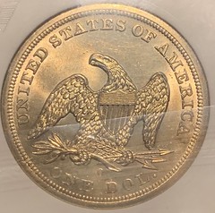 1859-O Seated Dollar reverse