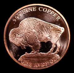 Golden State Mint copper Buffalo reverse